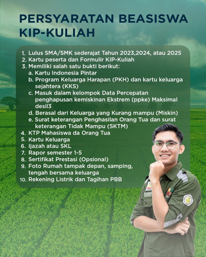 Persyaratan Beasiswa KIP Kuliah di Politeknik LPP Yogyakarta telah dibuka 12-25 Agustus 2025 untuk lulusan 2023-2025. Daftar Sekarang!