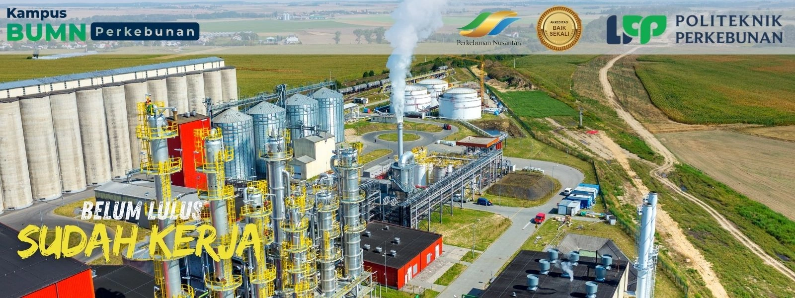 Politeknik LPP Yogyakarta - Kampus Siap Kerja 2026. Kuliah vokasi BUMN, beasiswa penuh, dan peluang kerja di industri perkebunan nasional.